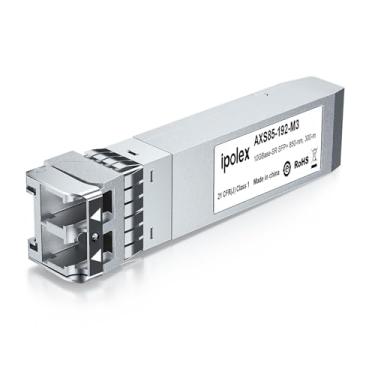 Imagem de ipolex Transceptor SFP+ 10GBase-SR para Ubiquiti UniFi UF-MM-10G, módulo SR SFP+ 10Gb, multimodo LC SFP+ 850nm, até 300 metros, pacote com 2