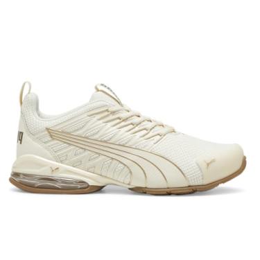 Imagem de PUMA Tênis feminino Voltaic Evo, Amêndoa açucarada, ouro, 6.5