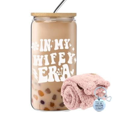 Imagem de wangxitumug Ideias engraçadas de presente de aniversário e Natal para sogra bônus nova mamãe copo de lata de 473 ml (era da vovó) (era da esposa)