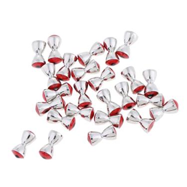 Imagem de Milageto Beads de Tungstênio para Amarrando Pack, vermelho, 4mm