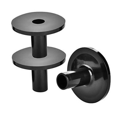 Imagem de RiToEasysports Mangas Longas de Prato de Tambor Plástico Preto Portátil de 8 Peças, Acessórios de Tambor Sem Ferrugem para Melhoria de Som