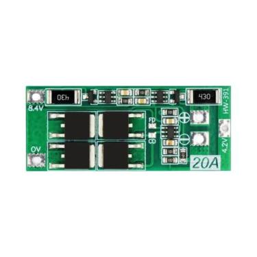Imagem de Placa de proteção de bateria de lítio 2S 20A 7.4V 8.4V 18650/placa BMS