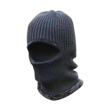 Imagem de Colaxi Balaclava de inverno, máscara de esqui clássica, proteção facial quente para motociclismo e esportes ao ar livre, Cinza