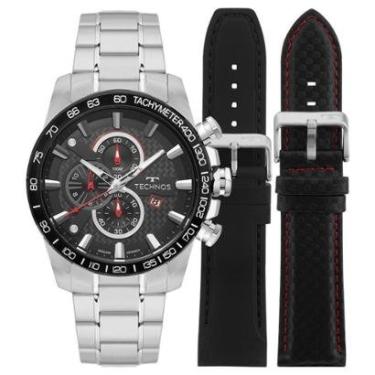 Imagem de Relógio Technos Masculino Carbon Troca Pulseira OS1ABS/T1P-Masculino