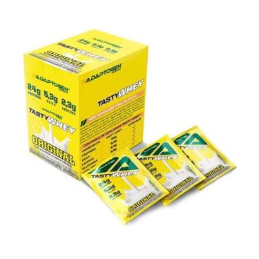 Imagem de Packet Tasty Whey caixa 12 saches - Adaptogen Science, Original