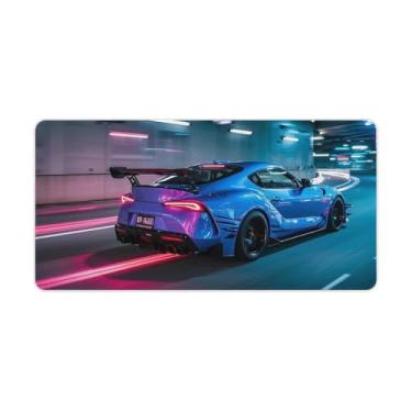Imagem de HouLaiZhe Modificado JDM Car SUP in The Tunnel Gaming Mouse Pads JDM Car Desk Pads Grandes Mousepads para Teclado Desktop Tapete de Computador 30 x 60 cm