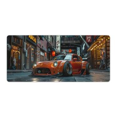 Imagem de HouLaiZhe Tapete de mouse para jogos JDM para carro esportivo modificado JDM tapete de mesa base de borracha antiderrapante acessórios de computador suprimentos bloco de escrita para escritório casa