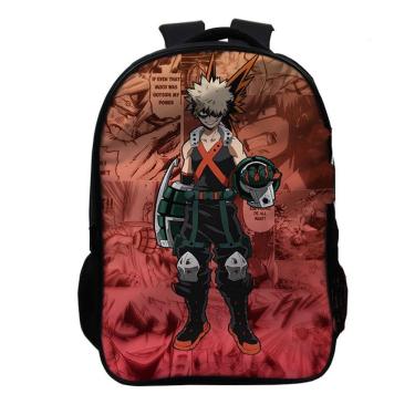 Imagem de Mochila escolar de anime My Hero Academia Kids de poliéster