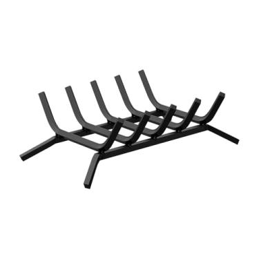 Imagem de IEUDNS Grelha para lareira, suporte para lenha, organizador de toras, suporte para lenha.