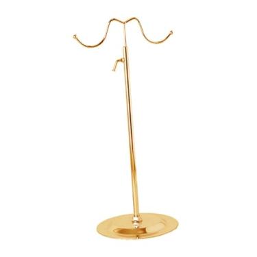 Imagem de YIJU Suporte para Bolsas com Base Estável para Balcão, Loja ou Showroom, Gancho Duplo 220mm