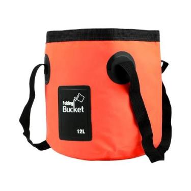 Imagem de Balde De Água Portátil Dobrável De 12L Multifuncional Para Lavagem Ao 