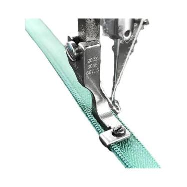 Imagem de Ajustável invisível zíper calcador pé, todo o aço, carro liso, geral, 