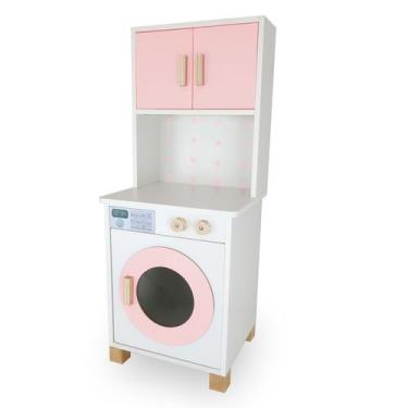 Imagem de Mini Máquina de Lavar Infantil - Eita Casa Perfeita, Rosa bebe