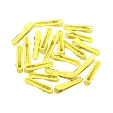 Imagem de Grampo De Cabelo Metálico Colorido De Moda 5cm Clip De Cabelo Geométri