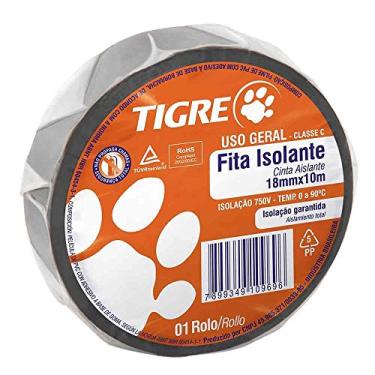 Imagem de Fita Isolante Tigre Classe C 18mmX10m