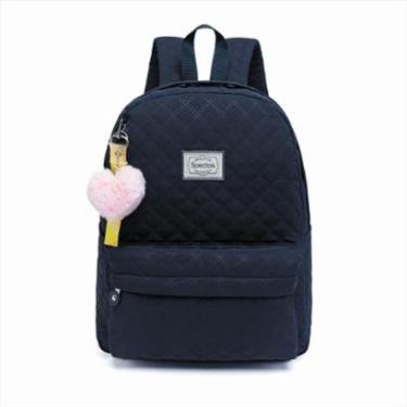 Imagem de Mochila Spector Feminina Escolar Juvenil Espaçosa Resistente Moderna-Feminino