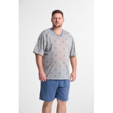 Imagem de Pijama masculino curto plus size - EMC Store, 44