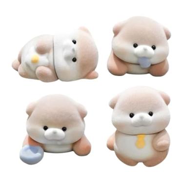 Imagem de Ｂｅｓｇａ 2x Estátuas Pequenas de Lontra para Decoração de de Computador - Engraçadas e Fofas - Coleção de Enfeites para Mesa, Painel de Carro e Entrada, Style C