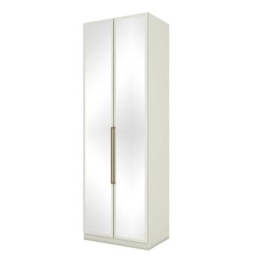 Imagem de Armário 2 Portas com Espelhos 3 Gavetas New Predileto Areia - Henn