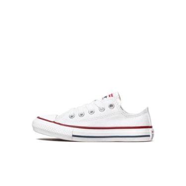 Imagem de Tenis Converse Chuck Taylor All Star Kids - CK00020001, Branco, 32
