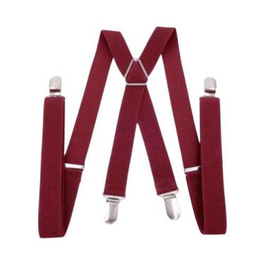 Imagem de Conjunto De Suspensórios Elásticos Ajustáveis Para Adultos E Crianças,