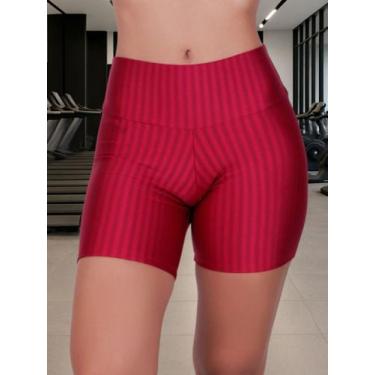 Imagem de Short Cintura Alta Academia Fitness 3D - c2 SHORT MIRELA - MAJU EXCLUS