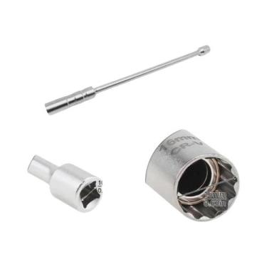 Imagem de Soquete Magnético Para Vela De Ignição 14mm 16mm Com Encaixe De 3/8, 1
