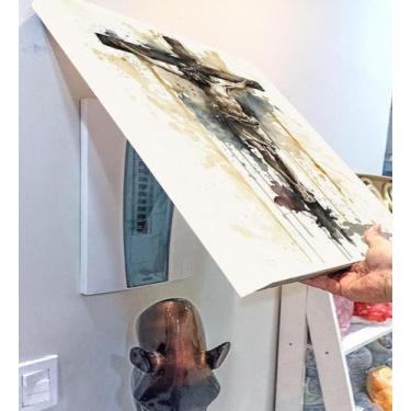 Imagem de Quadro Esconde Cobrir Caixa Luz Energia 45X60 Jesus Religião - JPS SPO