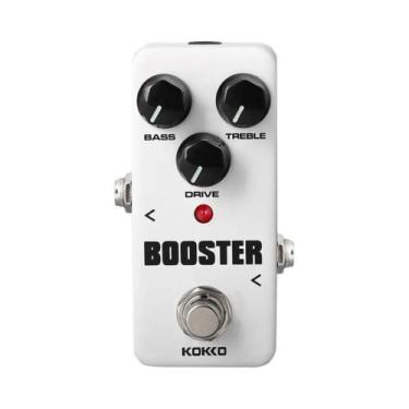 Imagem de Pedal De Efeito Para Guitarra Elétrica Com EQ De Duas Bandas E Booster