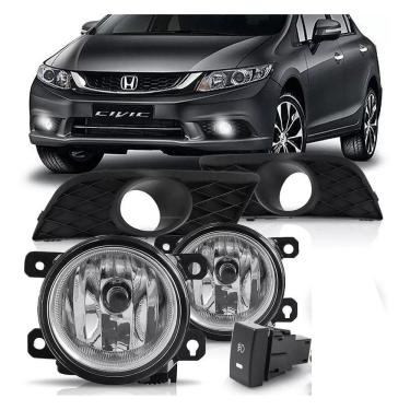 Imagem de Kit Farol Neblina Milha Honda New Civic G9 2015 2014 2016