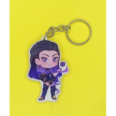 Imagem de Chaveiros Chibi Valorant Anime Games Acrílico Pingente Diversos Person