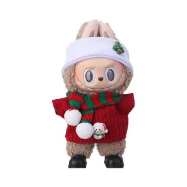 Imagem de Conjunto De Natal Labubu Com Roupa Vermelha Para Bonecas V1 V2 V3 - Pr