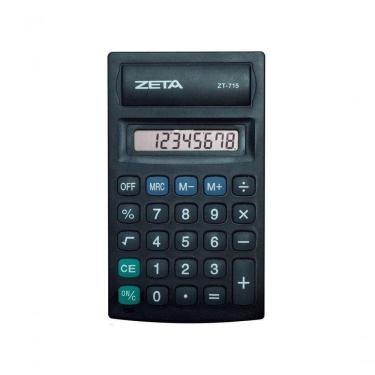 Imagem de Calculadora Pessoal Zeta Zt7158 Dígitos