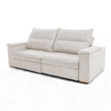 Imagem de Sofá Retrátil Reclinável Casal 2 Lugares 2,70m California Veludo - Loja Sheep