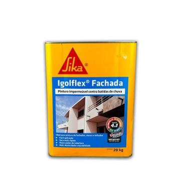 Imagem de Impermeabilizante Acrilico Sika Igolflex Fachada Branco 20Kg Proteção 
