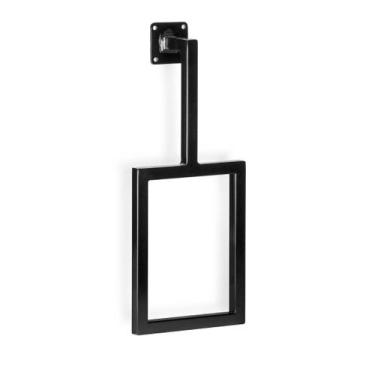 Imagem de Toalheiro de Parede Star para Banheiro 15x6 cm Preto - Venturi