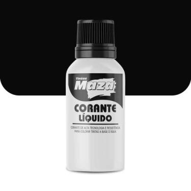 Imagem de Corante Líquido Preto Pigmento Bisnaga 50ml Maza