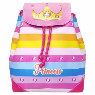 Imagem de Mochila Bolsa Feminina Infantil Coroa Costas, Magic - Magicc