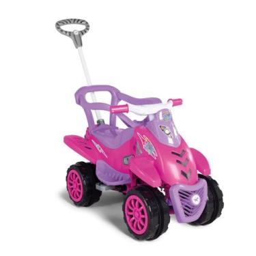 Imagem de Quadriciclo Infantil Cross Legacy Pink +24 Meses Empurrador e Pedal CA