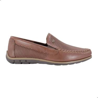 Imagem de Mocassim Masculino Pegada Anilina Pinhão, M, Anilina pinhao, 41