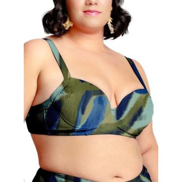Imagem de Top Meia Taça Arsiè 04B.163.5261 Feminino Plus Size Com Bojo Poliéster