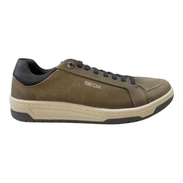 Imagem de Sapatênis Masculino Ferracini Vox Casual Couro Calce Fácil 8050-617 Ci