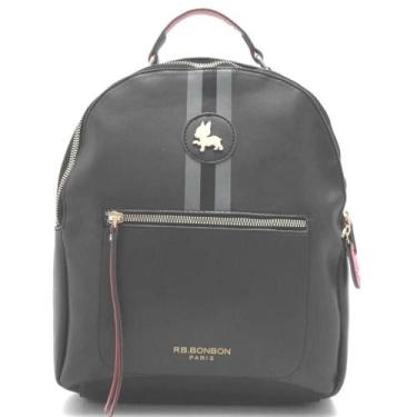Imagem de Bolsa Mochila de Costas REBECCA BONBON RB3904 Preto - Semax