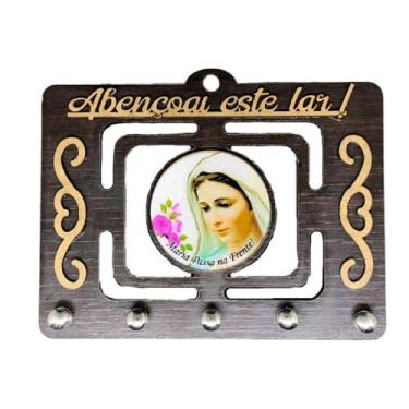 Imagem de Porta chave vazado resinado maria passa a frente 17x14cm - ASA, PORTA 