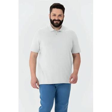 Imagem de Camisa Polo Plus Size Masculina Malwee - Conforto e Estilo, Branco, G1