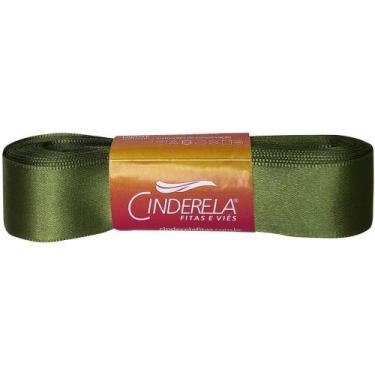 Imagem de Fita de Cetim 22MM 10M. Verde Militar (7893198211647) - Cinderela