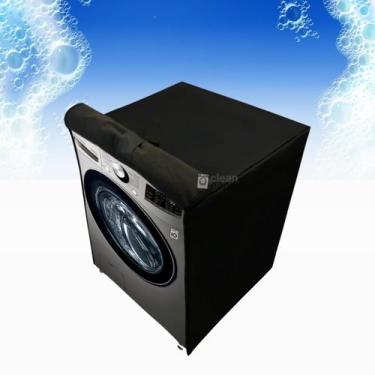 Imagem de Capa para lava e seca smart lg 18kg impermeável - Clean Capas, Preto