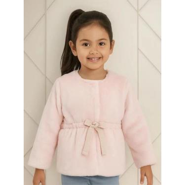 Imagem de Casaco Bebê Pelinho Inverno - Infanti, Rosa, GG