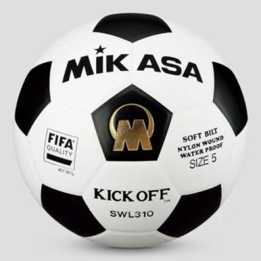 Imagem de Bola de Futevôlei SWL310 Mikasa Preto e Branco, U, Padrao