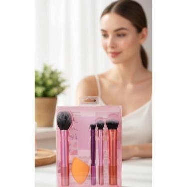 Imagem de Kit Essencial Pincéis e Esponja Profissional Make - Congratulations St